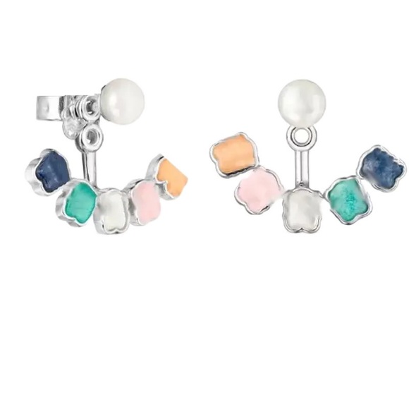 Tous 3D Wired Heart Pendant Silver Gold - Picture 12 of 14